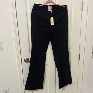 Sophisticated Black Boot Cut Women's Pull on Pants
